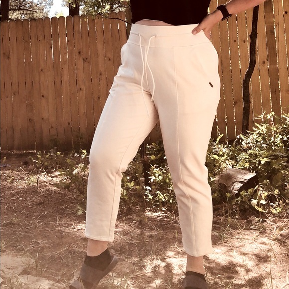 LOLE Easy Jogger Pant- Cream/White- L - Picture 1 of 9